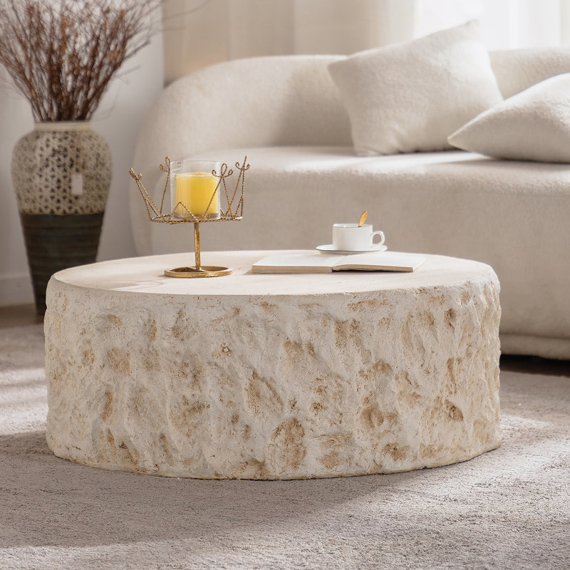 Table basse ronde Mgo Mid-Century