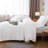Ruffle Comforter Set 3 Pieces-Bedding for All Seasons Fluffy Vintage Farmhouse Comforter With Two Pillowcases-117190133-117190143
