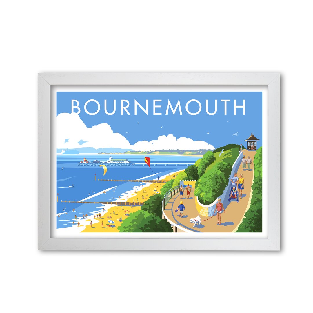 Grafikdruck Bournemouth von Stephen Millership