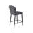 Upholstered Counter Stool with Metal Frame
