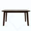 Ensemble de salle à manger rustique 5 pièces - 1 table en bois massif + 4 chaises rembourrées, mobilier de style campagnard pour la cuisine et la salle à manger, ensemble de salle à manger minimaliste pour 4-1696553664-1696553665