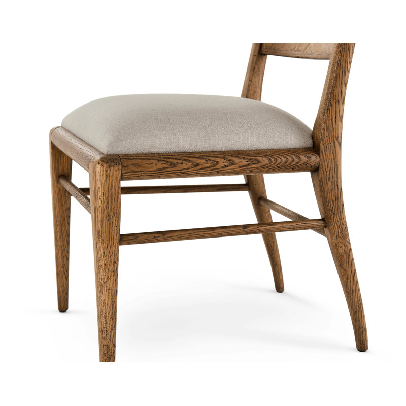 Nova 19.25'' H Upholstered Oak Side Chair, Dawn