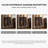 41.73"H Brown Solid Wood Boxwood Corner Cabinet