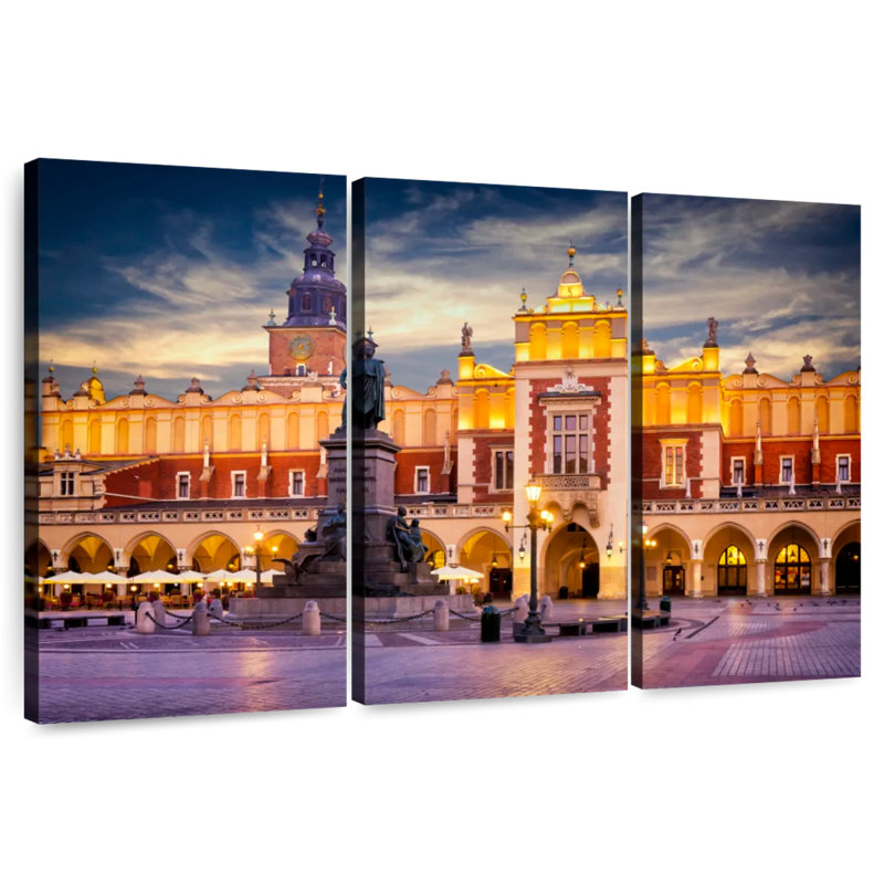 Krakow Cloth Hall, 24" H x 38" W