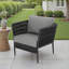 Chaise de terrasse avec coussins Taliaferro