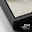 Black and Neutral Abstract with Soft Motion Effect - Pictures Framed Canvas Print Wall Art-394031860-394031855