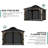 Aoodor Mosquito Netting Screen for Gazebo-95272002-95272005