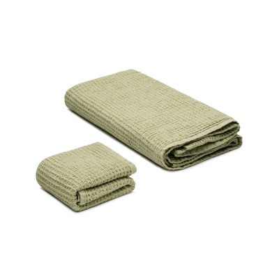 Ensemble de serviettes Waffle