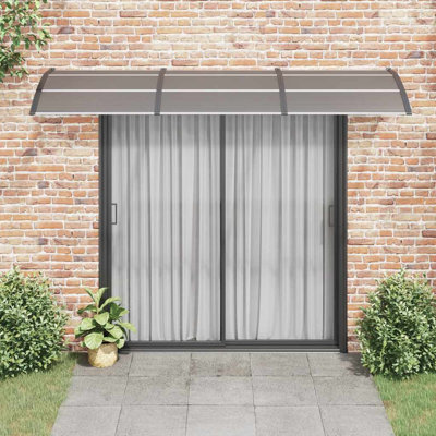Aghan vidaXL Door Canopy, Outdoor Awning for Porch & Patio, Polycarbonate Cover