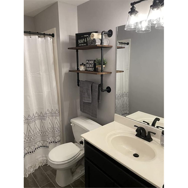 Jagen 2 Piece Accent Shelf, 29" H x 19.6" W x 7.8" D