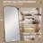 Full Length Mirror, 76"X34" Floor Mirror Freestanding, Arched Floor Standing Large Full Body Mirror With Stand For Bedroom, Hanging Mounted Mirror For Living Room, Black-958234238-958234233