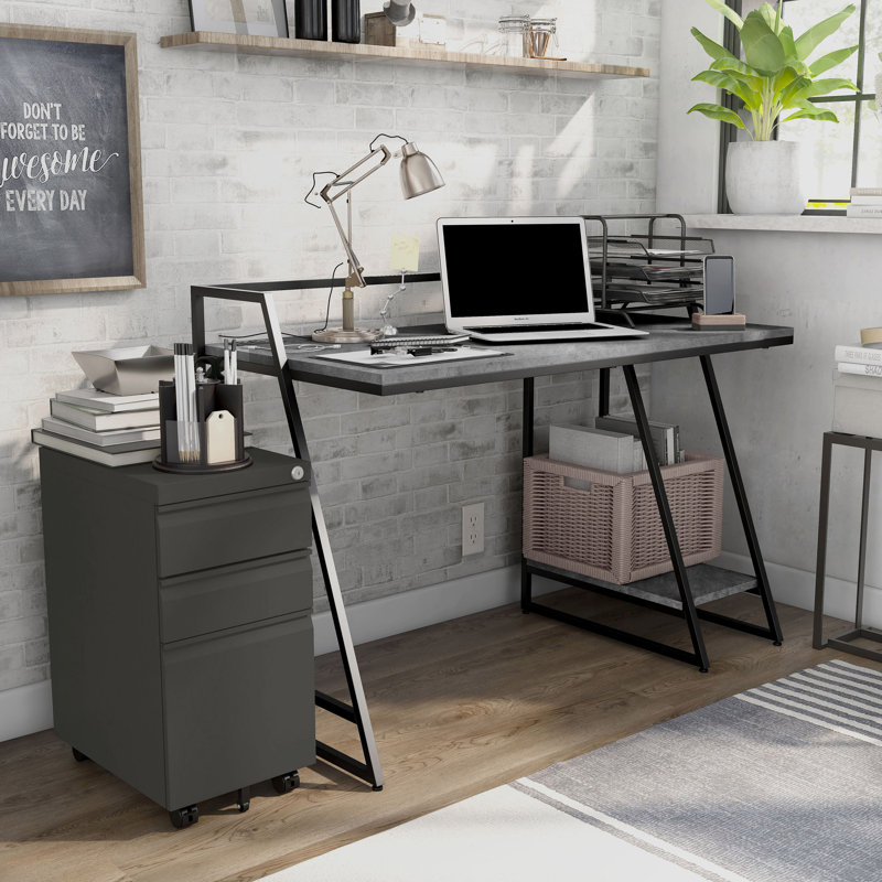 Niyah 2 Piece Writing Desk Office Set