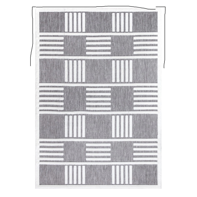 Geometric Area Rug, Rectangle 200 x 290 cm