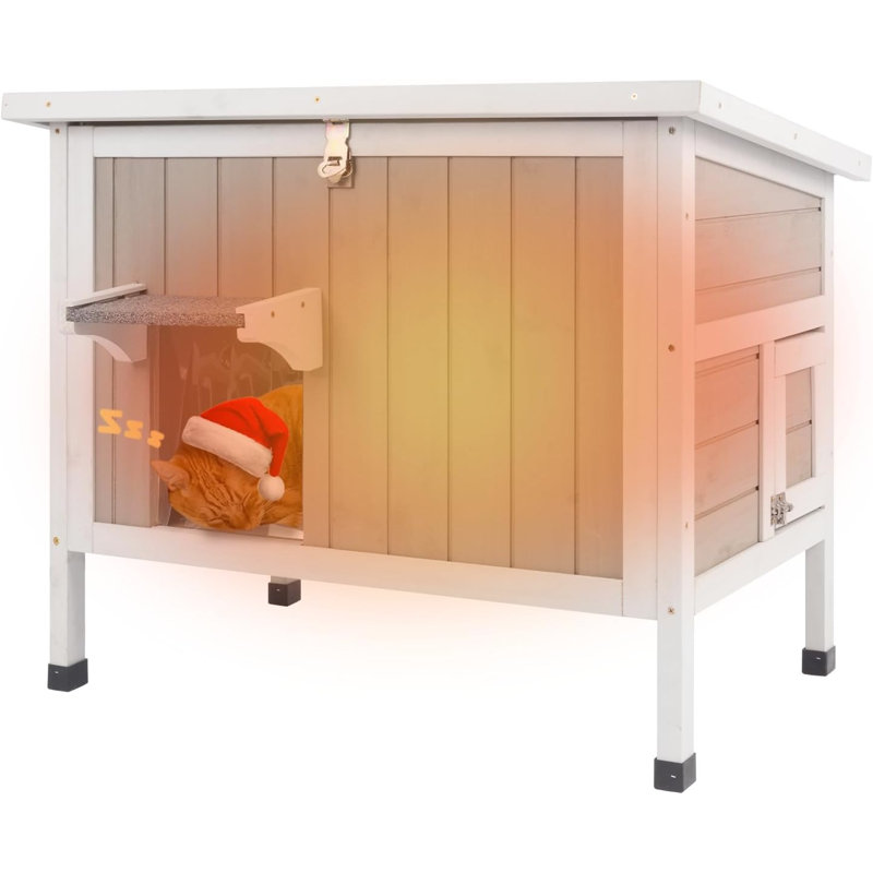 Maison de chat insultée