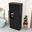 Grande armoire de rangement avec tablettes réglables et grand panier rabattable-822257337