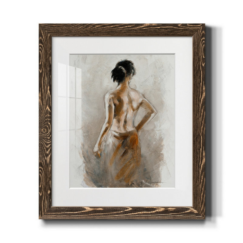 Spa Moment - Cadre photo, reproduction d'art sur papier, H 24 po x l 18 po x P 1,5 po, Noyer