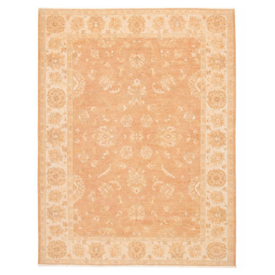 One-of-a-kind Hand Knotted Chobi Finest Copper Wool Rug 8'10" x 11'4"
