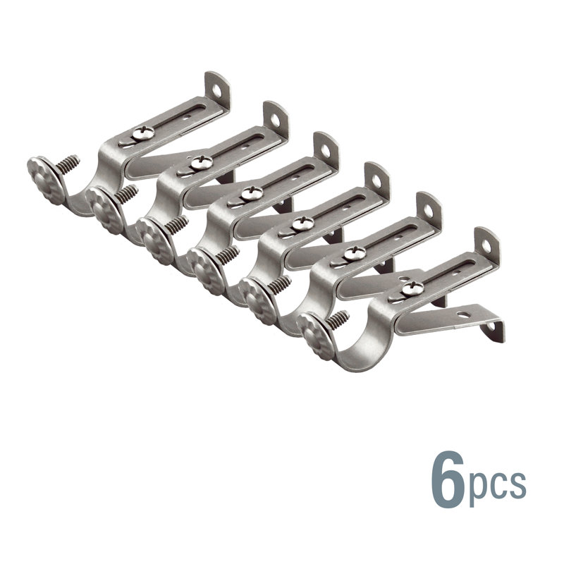 Arledge Steel Mounting Bracket, Satin Nickel