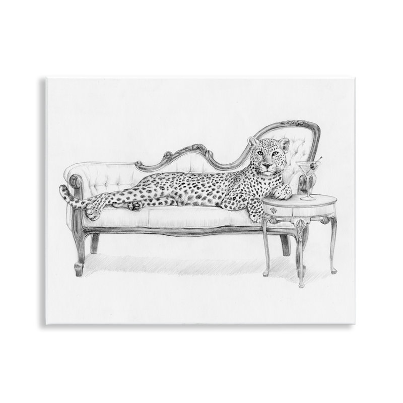 «Lounging Beast Cheetah», plaque murale par Victoria Barnes