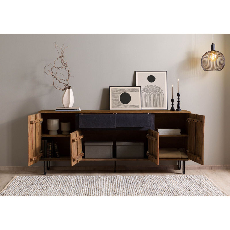 LICHTENBERG 185cm Solid Wood Sideboard