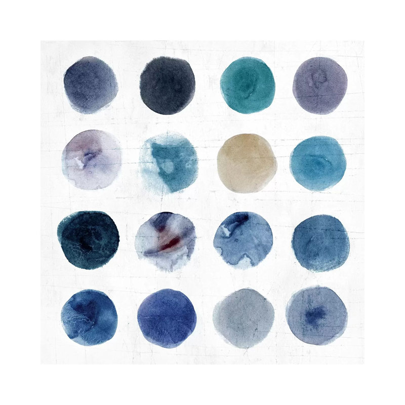 Encompassed Indigo by Isabelle Z - Painting on Canvas, Wrapped Canvas, 93.98 cm H x 93.98 cm W x 1.91 cm D