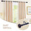 Tringle à rideaux simple réglable Jacarion de largeur totale x 1 po de diamètre-446974659-446974663