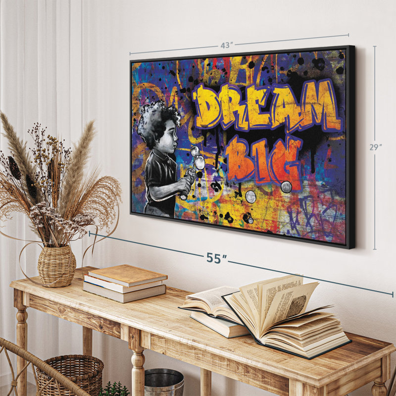 Rêves et ambitions, impression sur toile, H 43 po x l 29 po