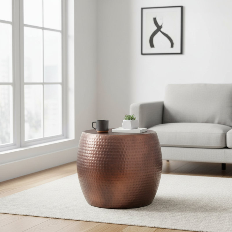 Table d'appoint N19,5x16 po D25
