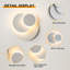 Achna Led Round Rotation Wall Light