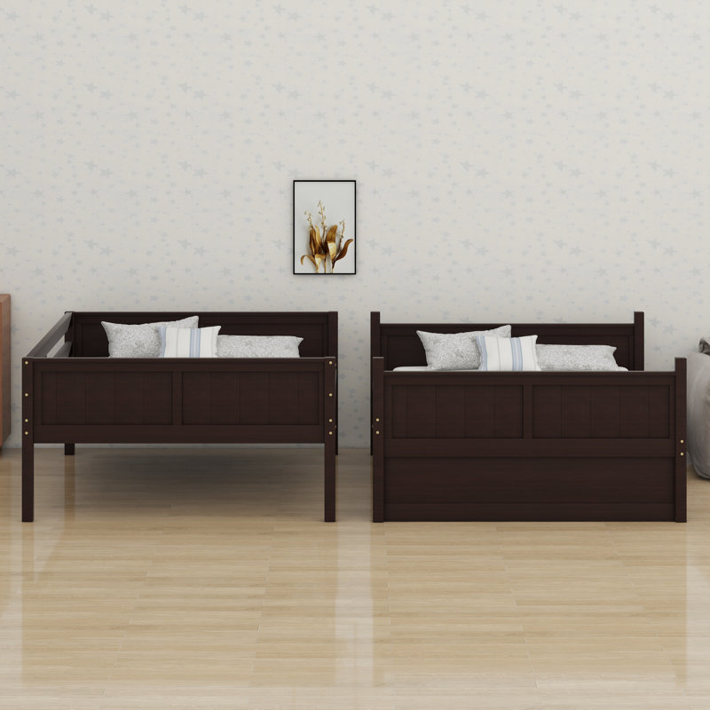 Bunk Bed With Trundle, Espresso