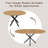 Extensible Dining Table, Round Table, Carbon Steel Base, Suitable For 2 To 6 People