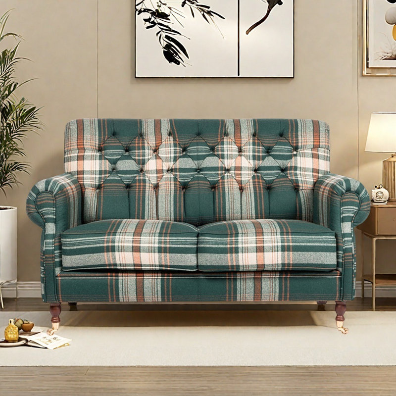 American Retro Green Sofa