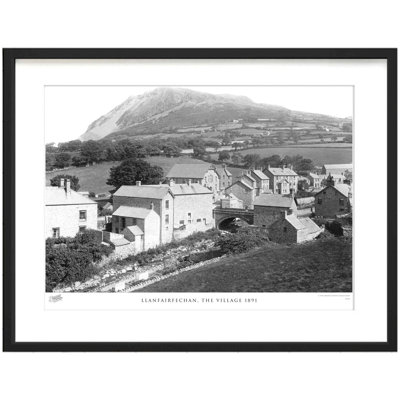 Llanfairfechan, The Village 1891 - Single Picture Frame Print