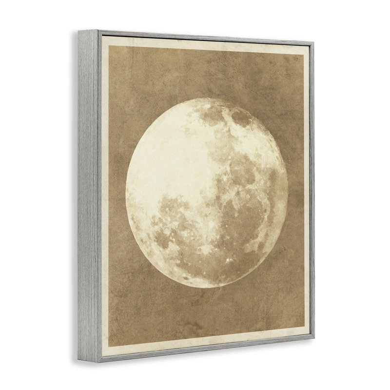«Rustic Neutral Moon», estampe numérique encadrée par Daphne Polselli, H 30 po x l 24 po