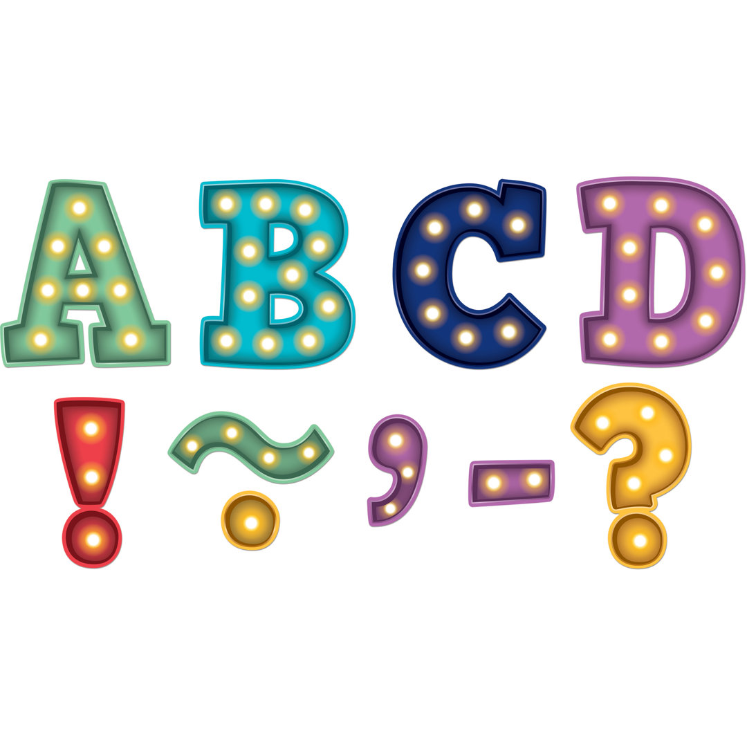 Teacher Created Resources Marquee Magnetic Letters Teacher Created Resources