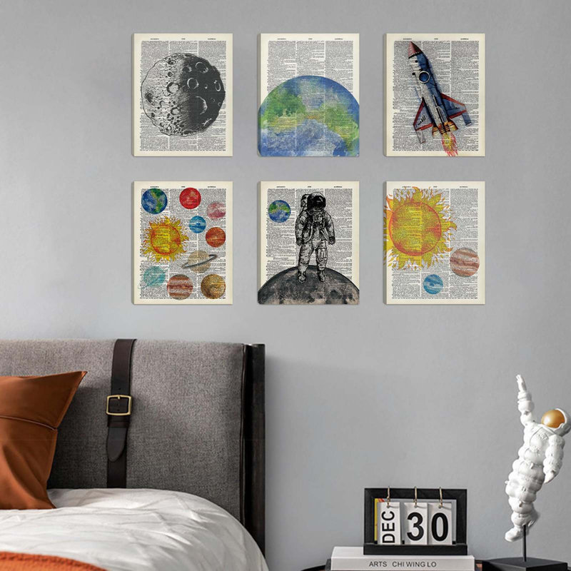 6 Piece Wrapped Canvas Print