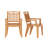 Kiayla Premium All-Weather Wicker Outdoor Stacking Dining Armchair-1967305158