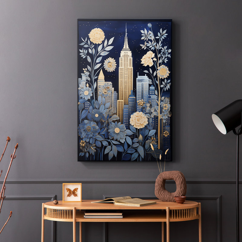 Série LANDSCAPES CCCCX III - Toile tendue avec châssis de qualité supérieure - Prêt à être accroché, H 18 po x l 12 po