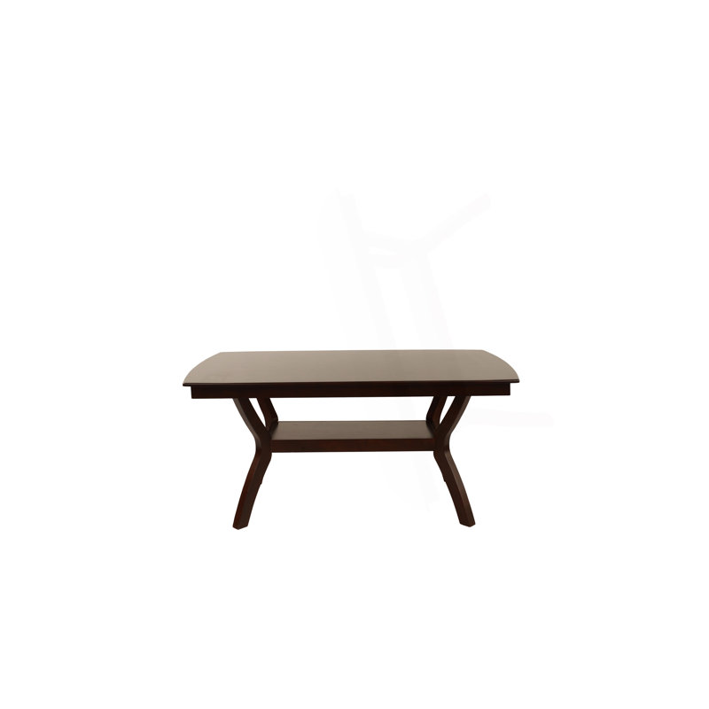 Table de salle à manger formelle 1Pc avec meubles de salle à manger à finition espresso en bois massif