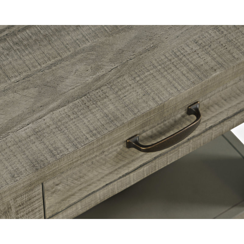 Table de bout Braden, Bois flottant gris