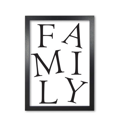 Family 1 Piece Wall Art