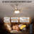 52" 5-blade Ceiling Fan With Lights And Remote Control-1909933095
