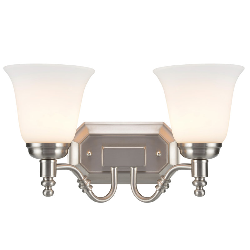 Hainesville 2 - Light Vanity Light, Satin Nickel