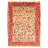 Fine Tabriz Rug - 4' 8" X 6' 6"