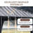 12 pi. L 12 pi. D Pavillon de jardin avec double toit