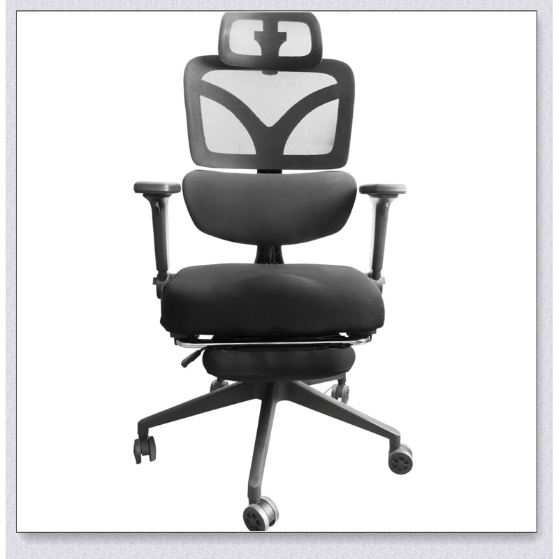 Fauteuil de bureau ergonomique sans gravité avec inclinaison à 145°, appui-tête 3D et soutien lombaire à 4 réglages pour un confort optimal