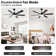 Barbaraann Industrial 60-Inch Large LED Ceiling Fan with Light Kit And Remote