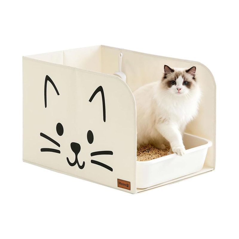 Enclos pour bac à litière pour chat, protection étanche pour moins de dégâts