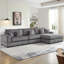 148" Upholstered Soft Sectional With Chaise-1757261887