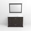 Meuble-lavabo simple l 48 po x P 22 po Dukes et miroir 46 po Dukes-2091902025-2091902029